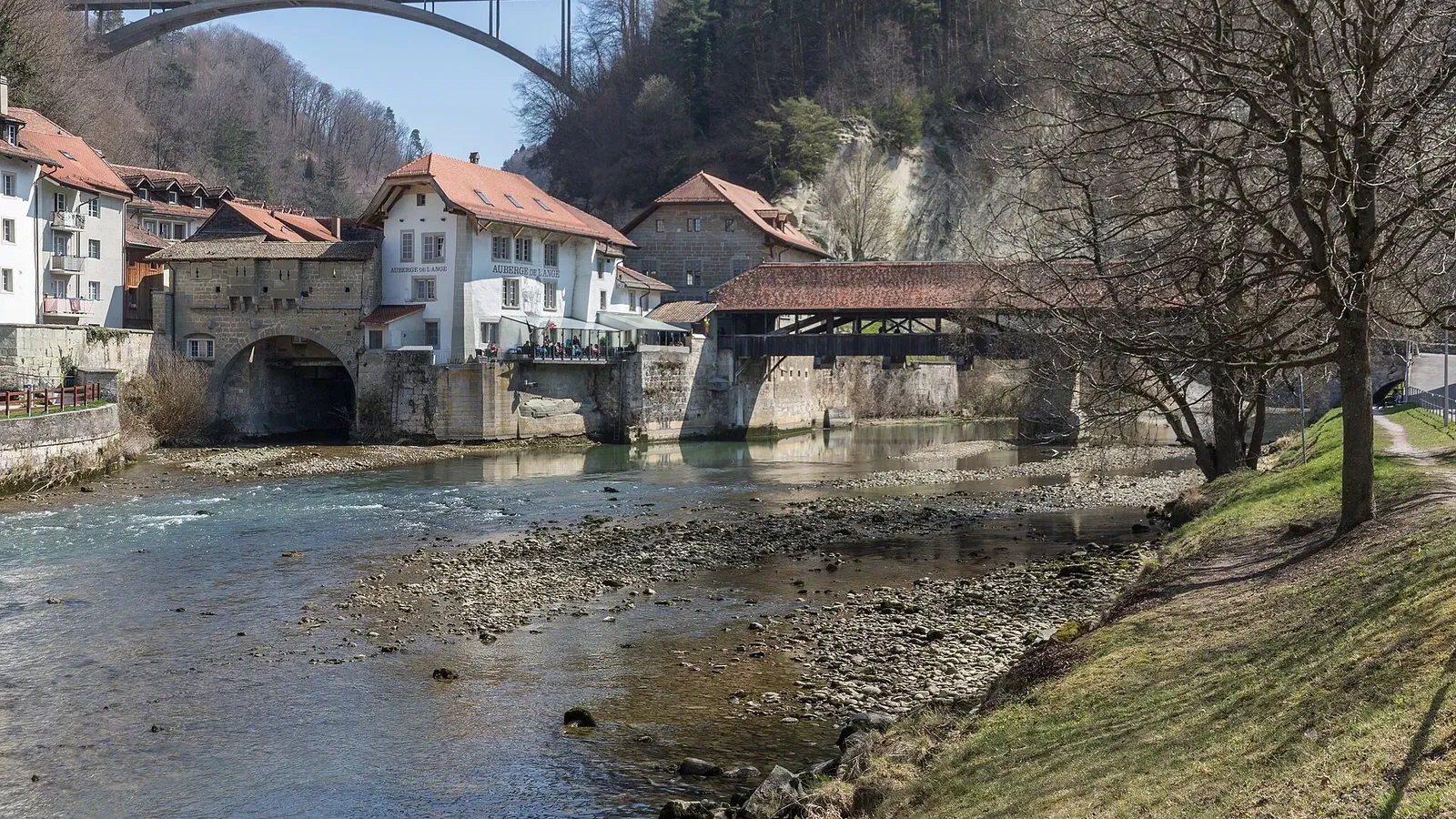 Fribourg, les ponts sur la Sarine