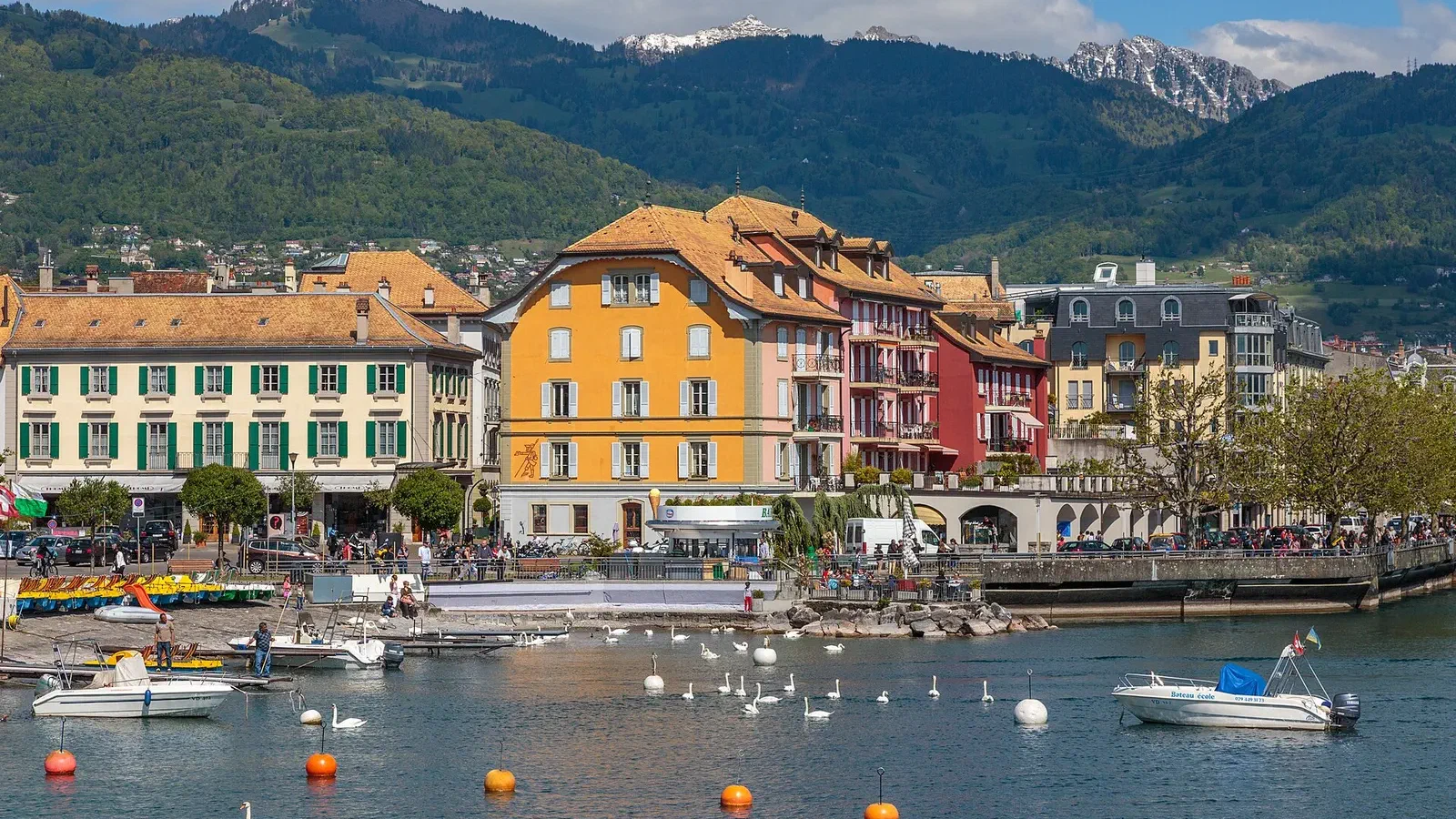 Vevey, les quais